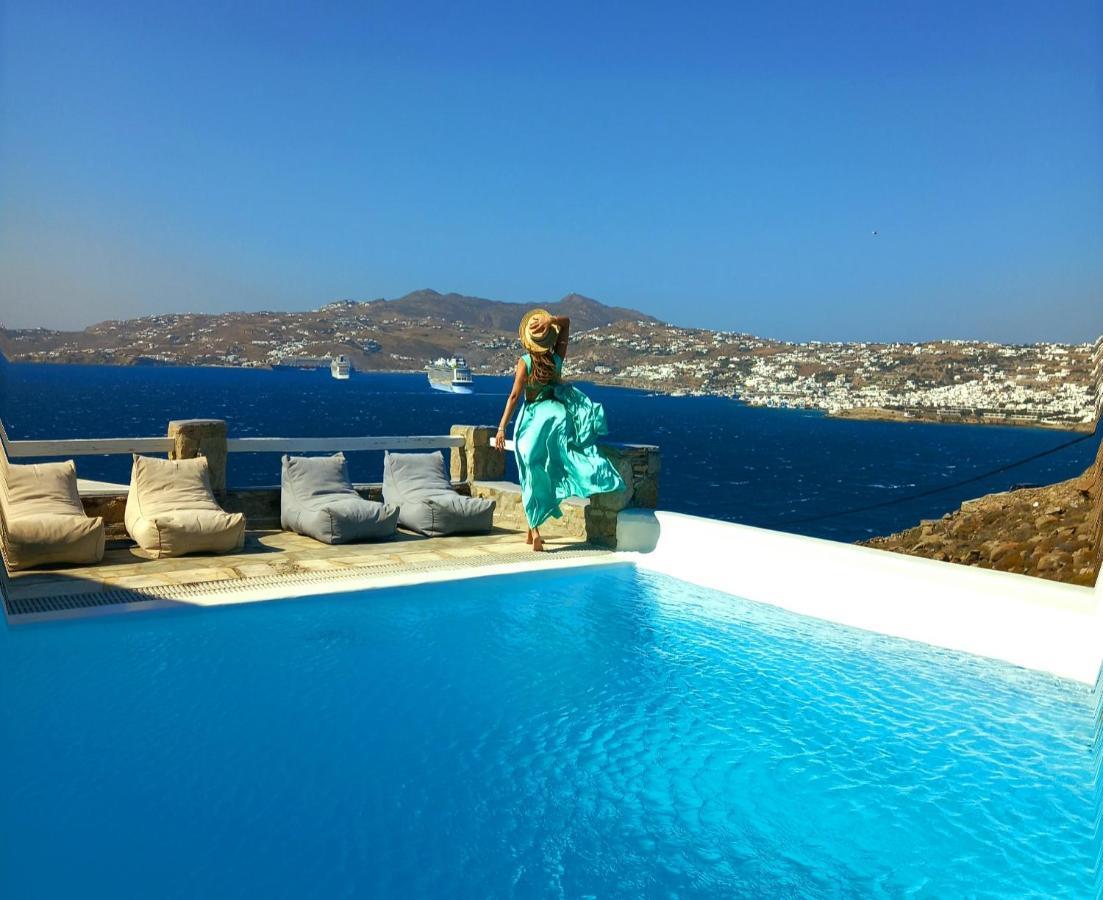 Mykonos Point Luxury Villas Mykonos Town Eksteriør billede